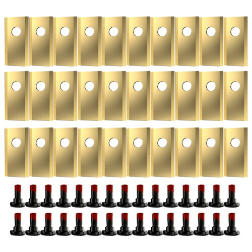 30Pcs Replacement Blades with Screws for Scheppach Practixx  Robotic Lawnmower Blades Replacement Cutting Blades A