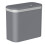 14L Wall Mounted Kitchen Trash Can with Rolling Cover for Cabinet and Under Sink Grey 1