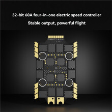 60A 4-in-1 6S 32-Bit ESC Supported DShot600/300 BL32 Firmware for RC FPV Drone