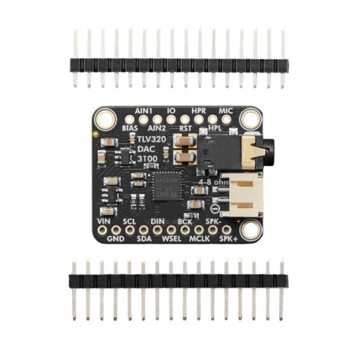 TLV320DAC3100 I2S DAC Breakout Board with Headphone and Speaker Out