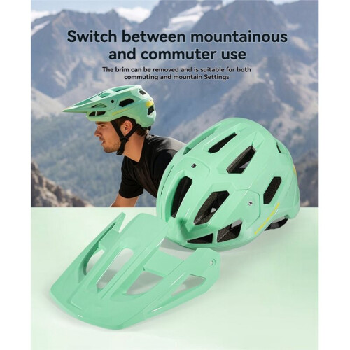 Bicycle Helmet Removable Safety Helmet 58-62CM Adjustable  Supports Mounting Action Camera B 1