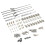 1/14 RC Container Door Metal Lock Rod Hinge DIY Upgrade Kit for  RC Container Simulation Modification Parts 1