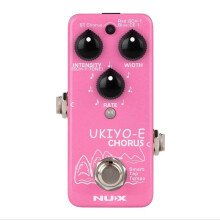 NUX UKIYO-E Chorus Guitar Effects Pedal, 3 Chorus Models in One, Analog Dry Signal for Low Noise, Zero Latency
