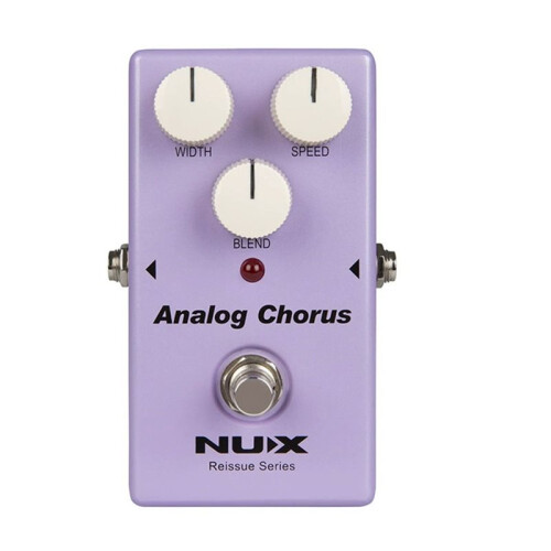 NUX Analog Chorus Gitarr Effekter Pedal, Vintage Analog Chorus Effekt, True Bypass för Elgitarr