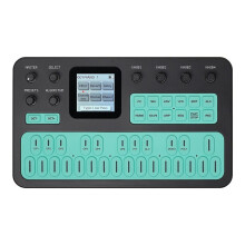 M-VAVE Portable FM Synthesizer MIDI Keyboard Built-in Speaker Music Production 128 Sounds Digital Display Rechargeable