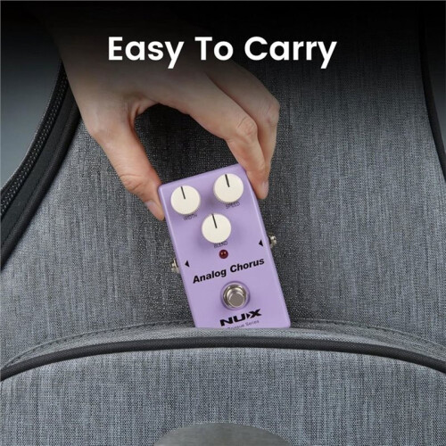 NUX Analog Chorus Gitarr Effekter Pedal, Vintage Analog Chorus Effekt, True Bypass för Elgitarr 2