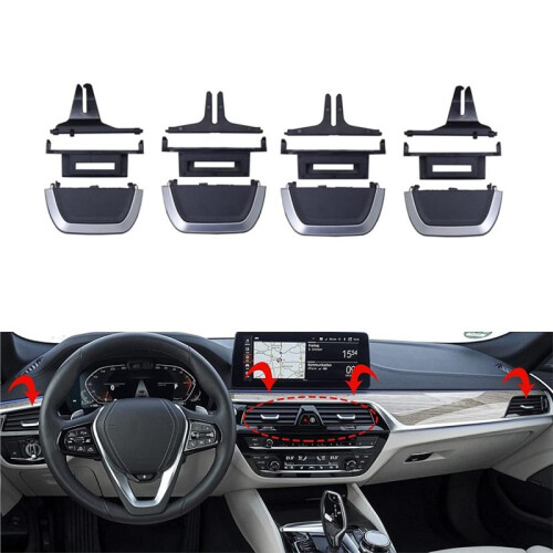 Air Conditioning Vent Outlet Tab Clip for  5 Series G30 G31 2017-2023 Front Left+Middle+Right 1