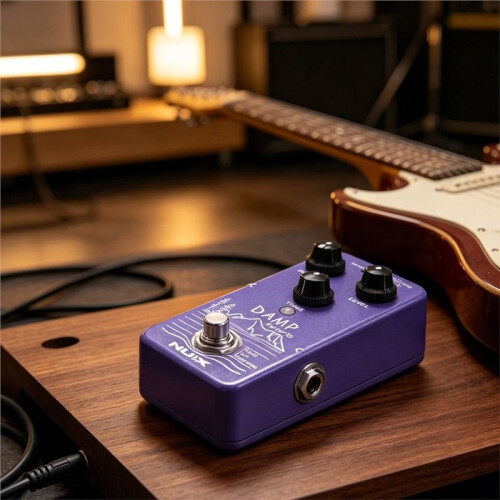 NUX Damp Reverb Gitarreneffektpedal mit Plate, Spring, Hall, 3 Reverb-Typen, True-Bypass oder Buffer-Bypass 2