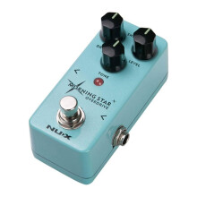 NUX Morning Star Guitar Overdrive Effect Pedal Blues-Break Overdrive ,True Bypass or Buffer Bypass Guitar Pedal