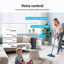 Matter WiFi  Roller Shutter Motor Electric Curtain Motor Roller Blinds Shade Shutter Drive for HomeKit Siri UK Plug