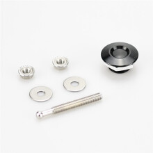 4Pcs Car Push Button Bonnet Hood Pin Quick Release Bonnet Lock Clip 25mm Universal Aluminum Engine Hood Locking Pins A