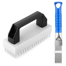 Air Conditioner Fin Cleaner Kit, 2-in-1 AC Fin Comb Straightener & Air Conditioner Condenser Comb, AC Coil Cleaner Brush