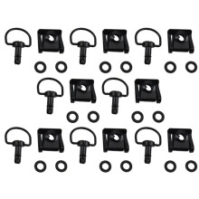 8pcs 1/4" 17mm Motorcycle Quick Release Dzus Turn Button Race Fairing Fastener for A