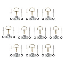 Universal Quick Release D- Turn Rivet Race Fairing Fastener 19mm for Motorcycle Bodywork Panels Clips Kit Gold