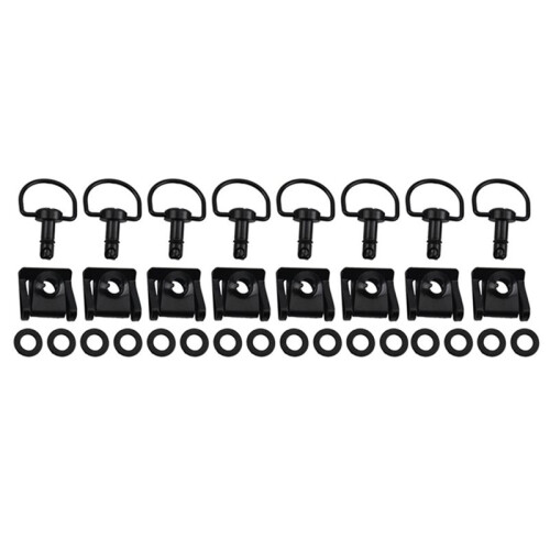 8pcs 1/4" 17mm Motorcycle Quick Release Dzus Turn Button Race Fairing Fastener for     A 2