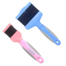 Dubbelsidig Hårtrimmer för Husdjur, Kamborste, Hund- och Katthår, Pälsborst, Grooming, Fällning, Rengöring, Massagekam, Hårborttagare