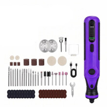 79-Teiliges Akku-Bohrschrauber-Set mit Gravierstift, Elektrischem Schleifer und Zubehör - DIY-Rotationswerkzeug-Set