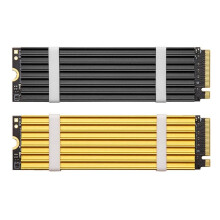 Chłodzenie SSD M.2, Radiator NVME NGFF 2280, Chłodzenie Dysku Półprzewodnikowego, Chłodzenie Dysków SSD dla Komputerów Stacjonarnych A