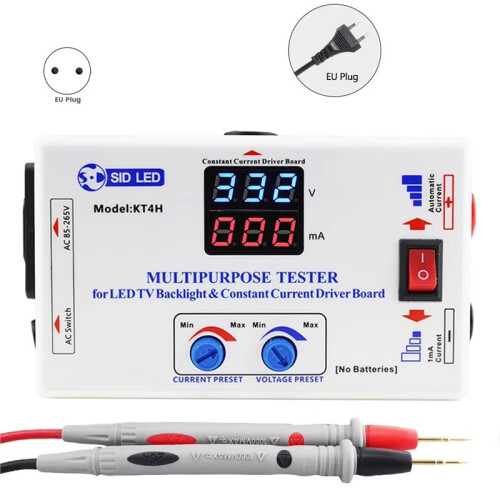 KT4H 0-330V LED TV Backlight Tester -Fit Manual Voltage Adjustment Constant Current Driver Board LED Bead EU-PLUG 2