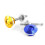 4pc Aluminum Universal Push Button Quick Release Car Front Bumper Hood Pin Engine Bonnet Lock for Racing 30mm 4