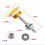 4pc Aluminum Universal Push Button Quick Release Car Front Bumper Hood Pin Engine Bonnet Lock for Racing 30mm 8