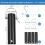 Pool Tool Holder and Organizer,Pool Cleaning Equipment Storage with 6 Pool Tool Holder,Key Chain Loop and S Shaped 7