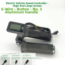 Electric Scooter Throttle Grip with 6-Pin Hall Interface for Ebike Scooter Conversion Kit Applications Hall Signal Type
