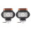 2pcs LED Strobe Work Light Bar Amber/White for     Trucks Forklifts 12V/24V Emergency Beacon 1
