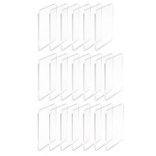 20pcs 3x5cm Clear Acrylic Magnet Sleeves - DIY Photo Display Fridge Magnets for Home Decor, Crafts & Interactive Art