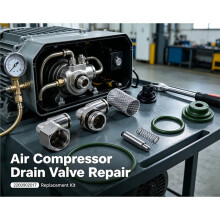 Drain Valve Kit 2200902017 for Atlas Copco Air Compressor 2200-9020-17 Air Compressor Repair Replacement Accessories