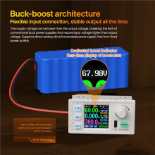 RK6006H 6A 360W Buck-Boost Voltage Regulator Power Supply Module with LCD Display for Electronics Repair RK6006H-BT
