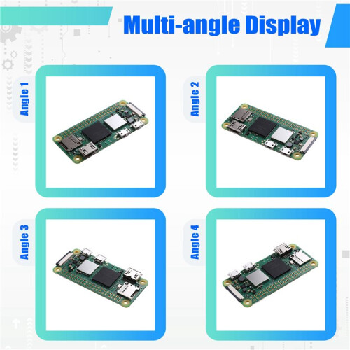 For Raspberry Pi Zero 2 W Development Board Zero 2W Development Board  BLE/WiFi 2.4GHz 512MB 64-Bit Cortex-A53
