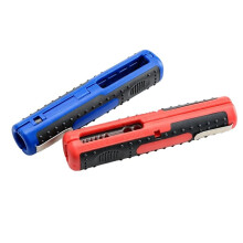 Multifunctional Wire Stripper Cutter, Portable Pen Clip Design with Anti-Skid Handle for Electrical & Network Cables