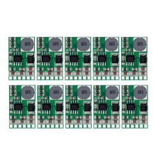 10Pcs 3.5A - Converter Module Buck Step-Down Voltage Regulator Board 4.5V-27V to 12V DD2712SA Buck-Boost Module