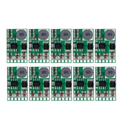 10Pcs 3.5A - Converter Module Buck Step-Down Voltage Regulator Board 4.5V-27V to 12V DD2712SA Buck-Boost Module