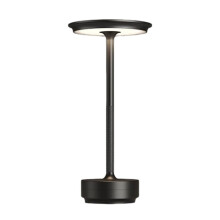 1 Pack Rechargeable Cordless Table Lamp, 5200mAh Battery Table Light for Outdoor/Dinner/Patio/Restaurant Black