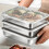 Stainless Steel Fresh-Keep Box Sealed Lunch Box with Lid Fruit Refrigerator Storage Organizer Container 6