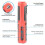Multifunctional Wire Stripper Cutter, Portable Pen Clip Design with Anti-Skid Handle for Electrical & Network Cables 3