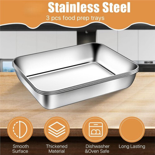 Stainless Steel Fresh-Keep Box Sealed Lunch Box with Lid Fruit Refrigerator Storage Organizer Container 2