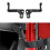 Support D'Extension de Sangle de Limitation de Porte Arrière pour   JKU 4 Portes 2007-2017 2