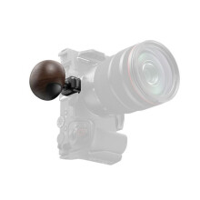 5927 Wooden Side Handle, Ergonomic Compact Camera Cage Handle Grip, Supports Left/Right Hand Use, Max Load 15KG