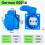 IP54 Waterproof Socket Panel Flip Protective Cover Wall Receptacle Outlet for Industrial and Outdoor Multi-Func Schuko 10