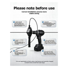 Enhebrador de Cables Bidireccional Multifuncional Herramienta Universal para Enhebrar y Devolver Cables