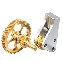 Zahnradsatz für SPARKX-I7 Upgrade-Extruder, Komplett Aus Gehärtetem Stahl, DLC-Gold-Zahnradkomponente, 3D-Gedruckte Teile