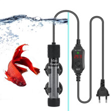 Aquarium Heater Fish Tank Heater Digital Display Thermostat Turtle Heater with Out-of-Water Auto Shut-Off EU Plug 25W