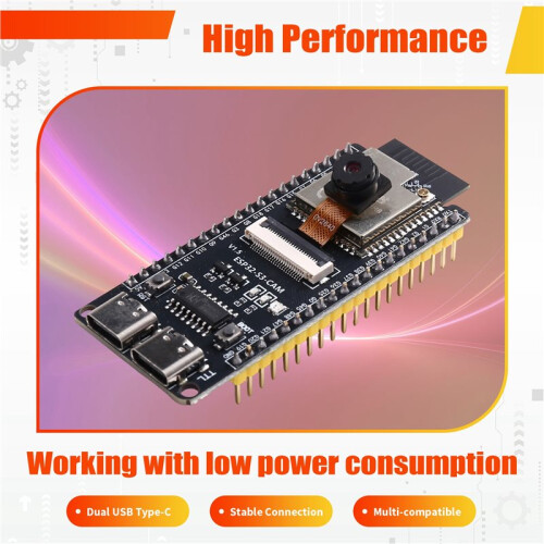 ESP32-S3-CAM Development Board with OV5640 Camera Wifi  ESP32-S3-N16R8 Module for IoT DIY Projects 2