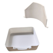 Washing Machine Drip Pan Drain Funnel for Filter Maintenance & Moving 3D Printed Water Catch Tray Stops Floor Spills