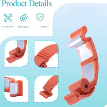 10PCS Top Cylinder Cover Snap Clip Buckle for Chainsaws 435 440E 445 450 450E 570 575 576 357XP