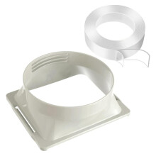 Portable Air Conditioner Exhaust Hose Coupler Window Adapter A/C Connector,Connecting the Portable AC and Exhaust Hose