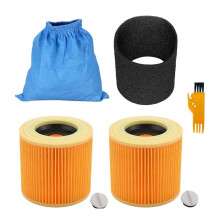 Replacement Filter Kit for MV1 WD1 WD2 WD3 Vacuum,Cartridge Filter Dust Bag Vacuum Cleaner Accessories